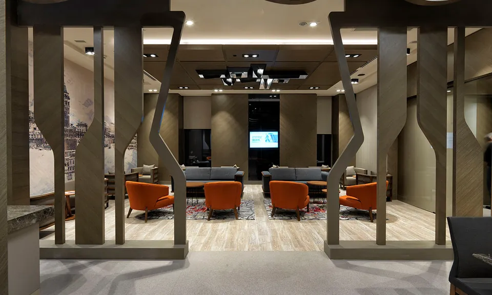 Acıbadem Hastanesi bekleme salonu
